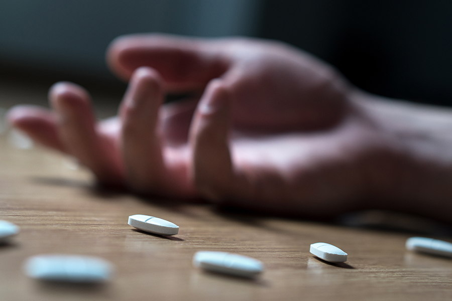 An opioid overdose
